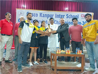 Cosco Kanpur District Badminton Inter School Tournament- Star Player Aaral – Winner Under 11 & Under 13 category I Runner Up – Under 15  category Star Player Paridhi – I Runner Up Under 09 category (Kalyanpur)